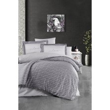 First Choice Love %100 Pamuk Saten 200 Tc (80 Tel) Çift Kişilik Nevresim Takımı