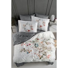 First Choice Floral %100 Pamuk 300 Tc (120 Tel) Çift Kişilik Nevresim Takımı