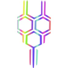 Şallı Reklam Araçön Kaput Baklava Desen Sticker