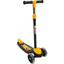  ışıklı swing scooter sarı -kolat