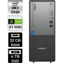 Lenovo Thinkcentre Neo 50T i7 13700 Masaüstü Bilgisayar 32GB RAM 4TB SSD Win11 Pro + Per4 USB 12UB000HTRP468