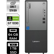 Lenovo Thinkcentre Neo 50T i7 13700 Masaüstü Bilgisayar 64GB RAM 1TB SSD Win11 Pro + Per4 USB 12UB000HTRP474