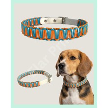 Elar Aksesuar El Yapımı Paracord & Deri Köpek Boyun Tasması – Örgü Urban 13