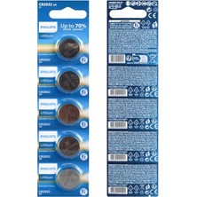 Najmaddin Philips CR2032 3V Lityum Mini Düğme Para Pil (Blister 5'lı Paket)