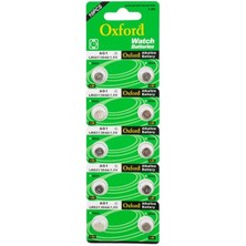 Najmaddin Oxford Ag1 LR621 Alkalin 10'lu Saat Pili