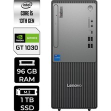 Lenovo Thinkcentre Neo 50T i5 13400 Masaüstü Bilgisayar 96GB RAM 1TB SSD Win11 Pro + Per4 USB 12UB000BTRP478