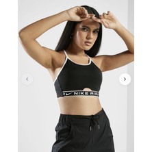 Nike Air Indy High-Neck Mesh Bra Siyah Kadın Sporcu Sütyeni FB4097-010