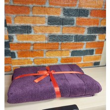 Özdilek Svv Border Büyük Boy Banyo Havlusu (89X173) - Mulberry (Karadut)