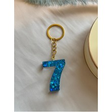 Hercy 7 Numara Anahtarlık | 7 Rakamlı Epoksi Reçine Anahtarlık |