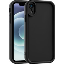 Fenza iPhone Xr Uyumlu Kamera Çıkıntılı Mat Silikon Telefon Kılıfı