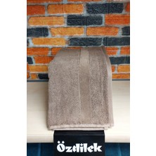 Özdilek Svv Border Büyük Boy Banyo Havlusu (89X173) - Light Brown (A.kahve)