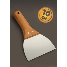 Duyar Dyr 304 Ahşap Saplı Yay Çeliği Boya Sıva Macun Spatula 10 cm Ispatula