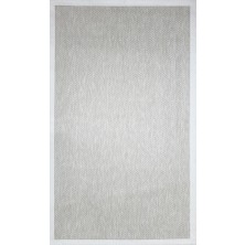 Sisal Sl-7 Bej Krem Dekoratif Desenli Çerçeveli Halı