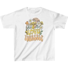 Giyim Center Çocuk Unisex Baskılı T-Shirt - Beyaz