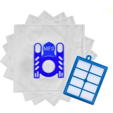 MFS Beko Uyumlu Bks 2910 Perform Silence / Bks 2920 Ergo / Bks 2925 10 Adet Bez Torba ve Hepa Filtre