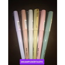 Scrikss Dolmakalem Renkli Plastik Gövde 6ADETLI Set M Ebat Uç