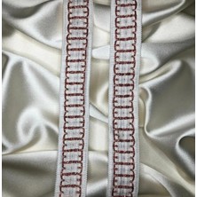 Ezel-In Tekstil Aksesuarları Dekoratif Simli Şerit, 1 Metre, KOD-P350