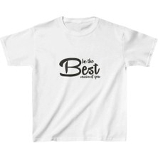 Giyim Center Unisex Çocuk Baskılı T-Shirt - Beyaz