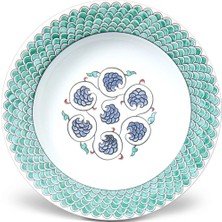 Har Zennup Iznik Çukur Tabak 22CM