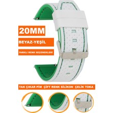  samsung galaxy 4 5 5 pro 6 40mm-42mm-44mm-46mm kasa uyumlu 20mm soft silikon saat kordonu kayışı a54-by