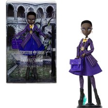 JDR71 Monster High Koleksiyon - Wednesday Bianca Bebek