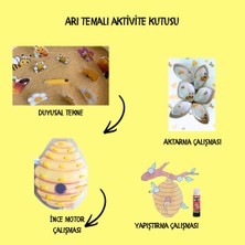 Arı Aktivite Kutusu 18–36 Ay – Eğitici Duyusal Oyun & Motor Beceri Geliştirici Set