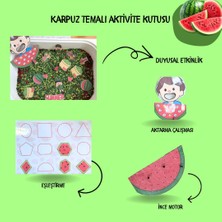 Karpuz Temalı Aktivite Kutusu 18–36 Ay – Eğitici Duyusal Oyun & Motor Beceri Geliştirici Set