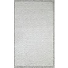 Sisal Sl-8 Bej Vizon Dekoratif Desenli Çerçeveli Halı