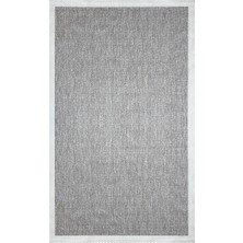 Sisal Sl-18 Vizon Krem Dekoratif Desenli Çerçeveli Halı