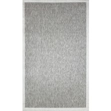 Sisal Sl-12 Vizon Bej Dekoratif Desenli Çerçeveli Halı