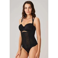 Aria's Closet Arias Closet Toparlayıcı Bel Inceltici Dikişli Büyük Beden Kancalı Çıkabilen Askılı Sıkı Bel Korse