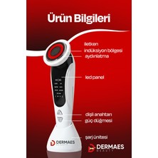 Dermaes Beauty Sıkılaştırma Gerdirme Cihazı Kırışıklık Leke Giderme Yüz Ütüsü Rf Peeling Cilt Bakım Radyo Frekans