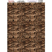 Pirinç Dekopaj Kağıdı 30X42CM PT-3682 Leopar Desen