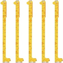 Livenda Sevimli Sarı Zürafa Boy Ölçüsü Sticker