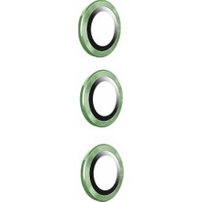 Galaxy S23 Plus Uyumlu Ydst Kamera Lens Koruyucu Cam Filmi-Yeşil