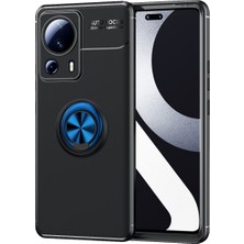 Xiaomi Mi 13 Lite Kılıf Ydst Ravel Silikon Kapak-Siyah-Mavi