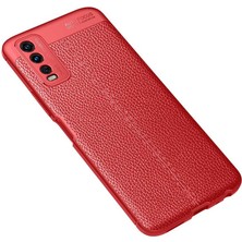 Vivo Y20 Kılıf Ydst Niss Silikon Kapak-Kırmızı