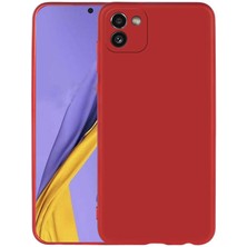 Galaxy A03 Kılıf Ydst Premier Silikon Kapak-Kırmızı
