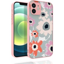 iPhone 12 Kılıf Desenli Kamera Korumalı Parlak Ydst Nora Kapak-No5