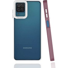 Galaxy A12 Kılıf Ydst Mima Kapak-Mürdüm