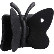 Galaxy Tab A  10.1 (2019) T510  Uyumlu Ydst Butterfly Standlı Tablet Kılıf-Siyah