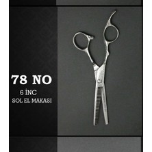 Nagasaki Prodiva 78 Numara Sol El Saç Kesmek İçin Makas 6 İnç Dayanıklı Malzeme ile Kesim Kolaylığı
