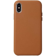 iPhone x Uyumlu Ydst Eyzi Kapak-Kahverengi