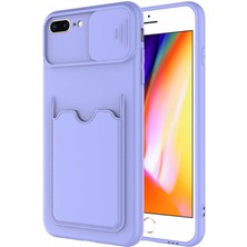 iPhone 8 Plus Uyumlu ​ydst Kartix Kapak-Lila