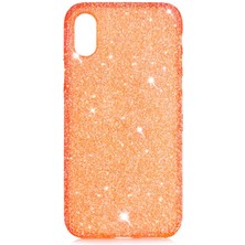 iPhone Xs 5.8 Uyumlu ​​​ydst Eni Kapak-Turuncu