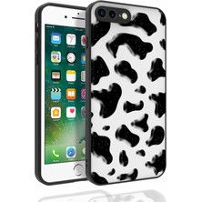 iPhone 7 Plus Kılıf Desenli Kamera Korumalı Parlak Ydst Nora Kapak-No2