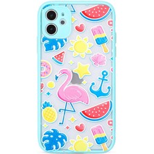 iPhone 12 Mini Uyumlu Ydst Fily Kapak-Turkuaz