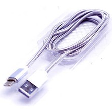 Gri Type-C Mıknatıslı USB Kablo