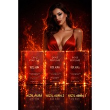 Denz Perfume Baştan Çıkarıcı Bir Auraya Dönüştüren Set Kızıl Aura Klasik 2 ve 3 Kadın Parfüm Seti %40 Esans Extrait De Parfüm