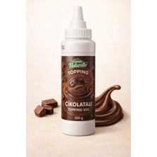 Gülsan Naturello Çikolatalı Topping Sos 350 G | Waffle, Pancake ve Tatlılar